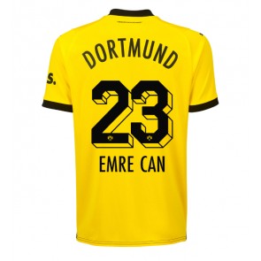 Lacne Muži Futbalové dres Borussia Dortmund Emre Can #23 2023-24 Krátky Rukáv - Domáci